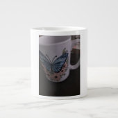 butterfly floral mug grote koffiekop (Voorkant)