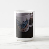 butterfly floral mug koffiemok (Center)