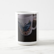 butterfly floral mug