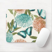Butterfly Floral Muismat (Met muis)