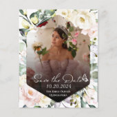 Butterfly Floral Quinceanera foto Sla de datum op (Voorkant)