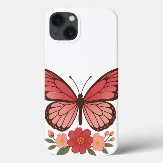 Butterfly & Floral Quote Esthetisch – iPhone Case-Mate iPhone Case (Achterkant)