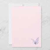 Butterfly Floral Vrijgezellenfeest Kaart (Achterkant)