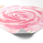 Butterfly Floral Welcome Sign Poster (Hoek)