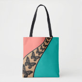 Butterfly Flow Abstract Tank Top Tote Bag (Voorkant)