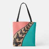 Butterfly Flow Abstract Tank Top Tote Bag (Achterkant)