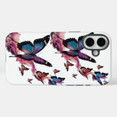 Butterfly Flow iPhone 16 Plus Hoesje – Transformat (Achterkant (horizontaal))