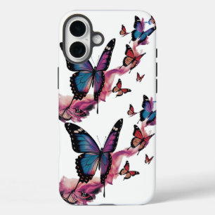 Butterfly Flow iPhone 16 Plus Hoesje – Transformat