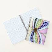 Butterfly Flower Blank Notitieboek (Binnen)
