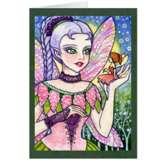 Butterfly Flower Fairy Fantasy Card van Ann Howard