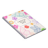 Butterfly & Flower Motivational Journal Notitieboek (Rechterzijde)