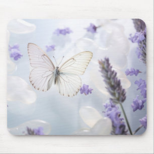 Butterfly Flower Natuur Serene Tranquil Muismat
