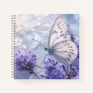 Butterfly Flower Natuur Serene Tranquil Notitieboek