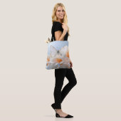 Butterfly Flower Natuur Serene Tranquil Tote Bag (Op model)