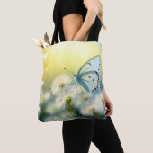 Butterfly Flower Natuur Serene Tranquil Tote Bag (Dichtbij)