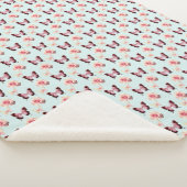 Butterfly flower ontwerp sherpa deken (3/4)