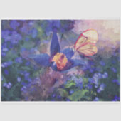 Butterfly Flowers Decoupage Tissue Paper Tissuepapier (Voorkant)