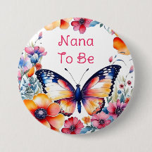 Butterfly Flowers Meisjes Baby shower Nana om te z