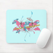 Butterfly Flute Muismat (Met muis)