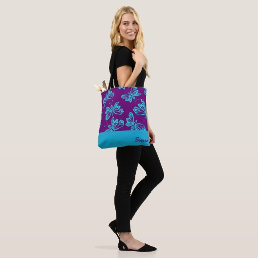 Butterfly Flutter Canvas tas (Op model)