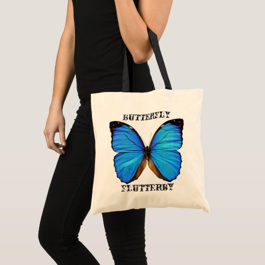 Butterfly Flutterby Bag Tote Bag (Voorkant (product))