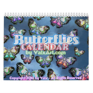Butterfly Flutterby in Valxart kalender