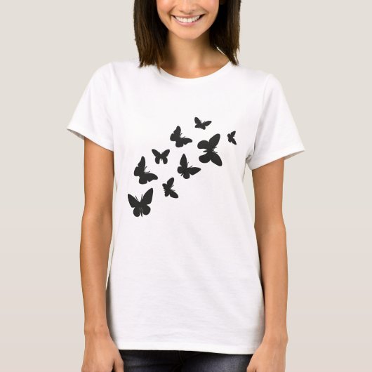 Butterfly_ Fluttering Transformation T-shirt (Voorkant)