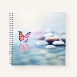Butterfly Forest Natuur Serene Tranquil Notitieboek