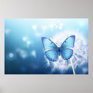 Butterfly Forest Natuur Serene Tranquil Poster