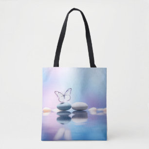 Butterfly Forest Natuur Serene Tranquil Tote Bag