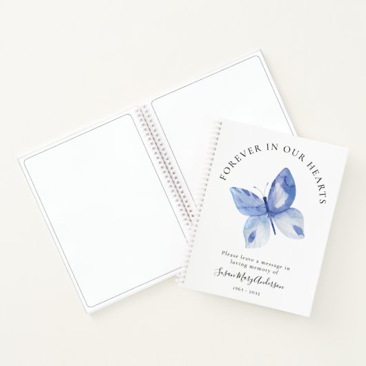 Butterfly Forever in ons hartenhandboek Notitieboek (Binnen)