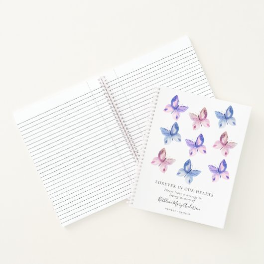 Butterfly Forever in ons hartenhandboek Notitieboek (Binnen)