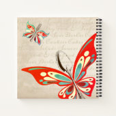 Butterfly fork persoonlijk kookboek recept notitie notitieboek (Achterkant)