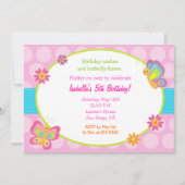 Butterfly Fotodag Uitnodiging (Voorkant)