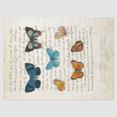 Butterfly  Frans Script  ontkoppeling Tissuepapier (Voorkant)