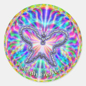 Butterfly Freakout Sticker (Voorkant)