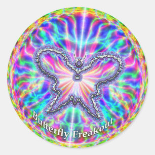Butterfly Freakout Sticker