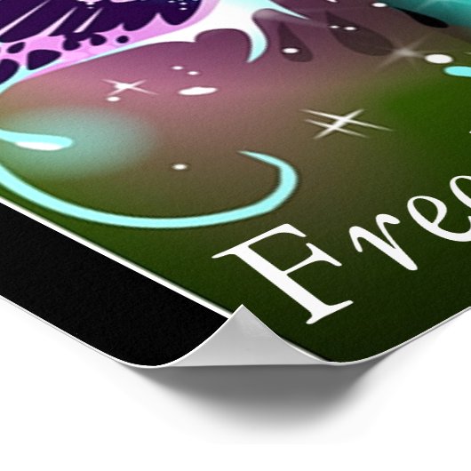 Butterfly Freedom Poster (Hoek)