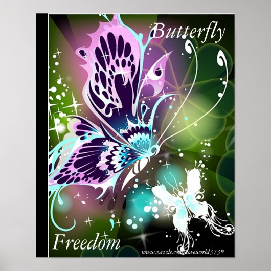 Butterfly Freedom Poster (Voorkant)