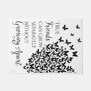Butterfly Friendship Heart Deurmat