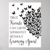 Butterfly Friendship Heart Poster (Voorkant)