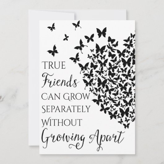 Butterfly Friendship Heart Save The Date (Voorkant)