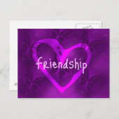 Butterfly Friendship Postage Briefkaart (Voorkant / Achterkant)