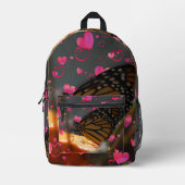 Butterfly Fun Bedrukte Rugzak (Voorkant)