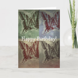 Butterfly Fun, Birthday Kaart