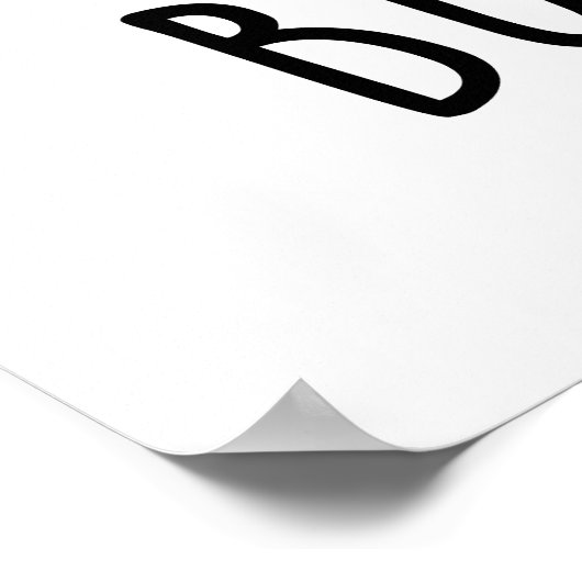 Butterfly Funny Butter met Wings Pun Poster (Hoek)