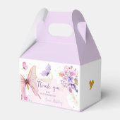 Butterfly Gable Box Garden Florence Baby Birthday Bedankdoosjes (Voorkant Zijde)