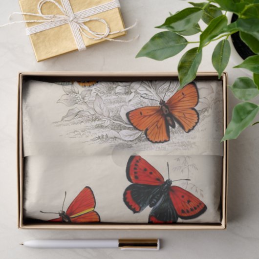 Butterfly Garden 10 x 15-inch tissuepapier (Geschenk)