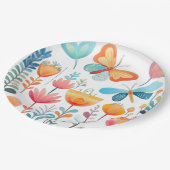 Butterfly Garden 1 Papieren Bordje (Gekanteld)