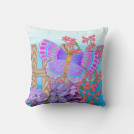 Butterfly Garden 3D Whimsey Kussen